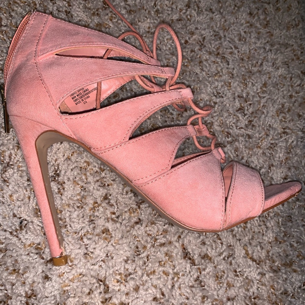 Madden Girl Heels- Salmon - Picture 3 of 4